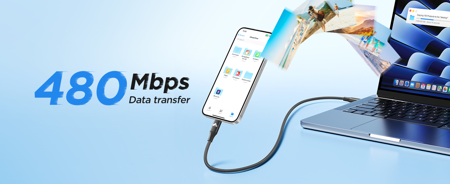 short usb c to lightning cable