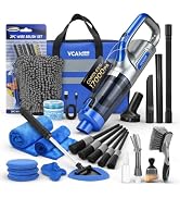 VCANENERGY 29PCS Car Cleaning Kit Interior Detailing for Men Women(Blue) | 17000PA High Power Han...