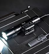 klarus GL4 3300 Lumens USB C Rechargeable Tactical Light, Rail Mounted Compact Rifle Light, Compa...