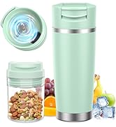 TAKYIT Portable Blender for Smoothies&amp;Shakes 24oz Insulated Cup Cordless, Personal Small Licuador...