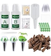 Bigmeta Hydroponic Pods Kit Compatible with Aerogarden -50pcs Growing Sponge, Plant Basket, Pod L...