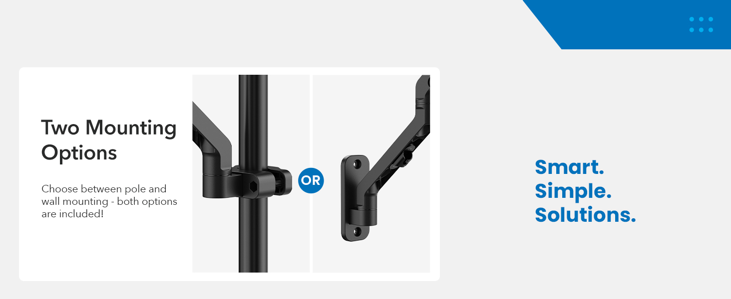two mounting options
