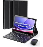 TUNKARMOR Case Keyboard for Samsung Galaxy Tab S6 Lite 10.4 inch 2024 2022 2020 Built-in Pencil H...