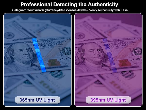 uv flashlight for currency