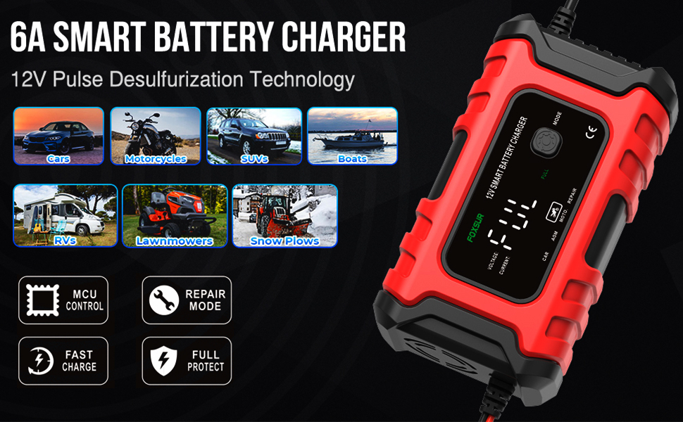 12v smart battery charger