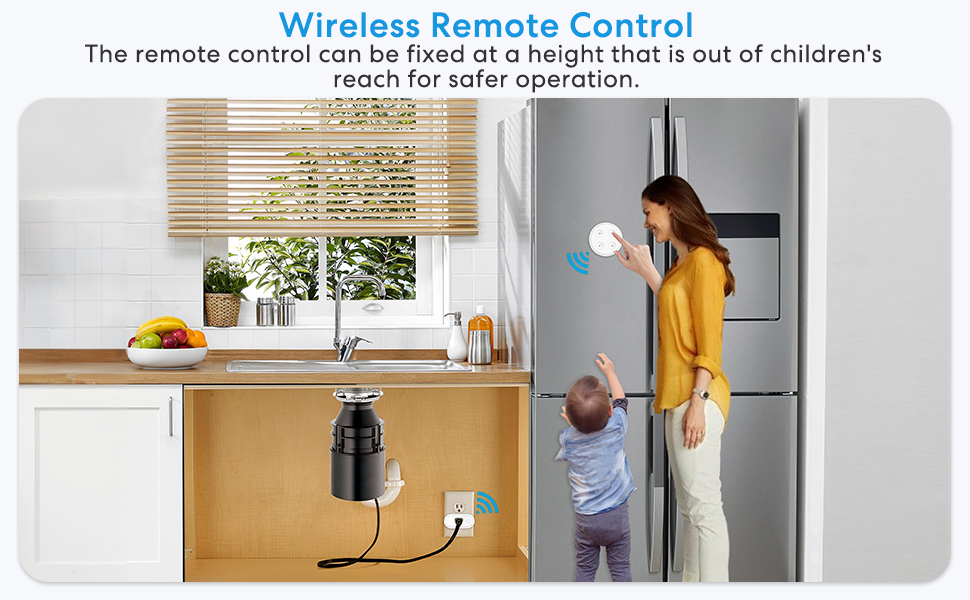 Safe Magnetic Wireless Remote Control.