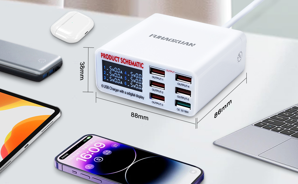 multi plug outlet surge protector multi charger for apple devices multi phone charger