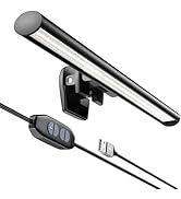 CATPOWER Portable Laptop Monitor Light Bar with USB Connection, e-Reading LED Task Lamp, 3 Color ...