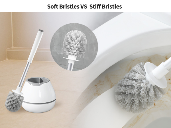 stiff toilet brush
