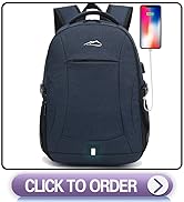 Laptop Backpack, Business Travel Anti Theft Bookbag with USB Charging Port for School College Wor...