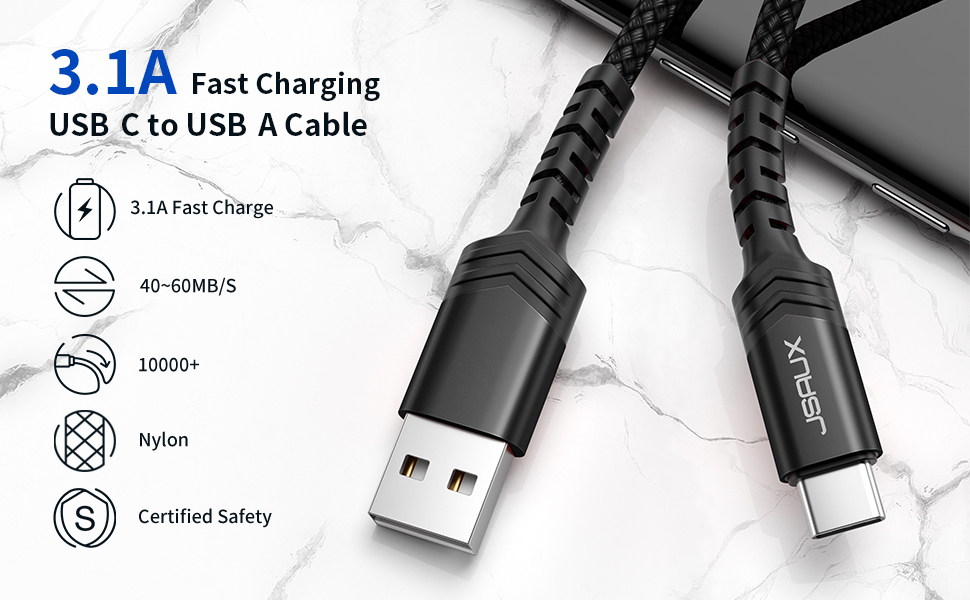 USB C Fast Charging Cable