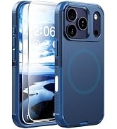 Diverbox Magnetic for iPhone 17 Pro Max Case-Compatible with MagSafe,with Screen Protector,with P...