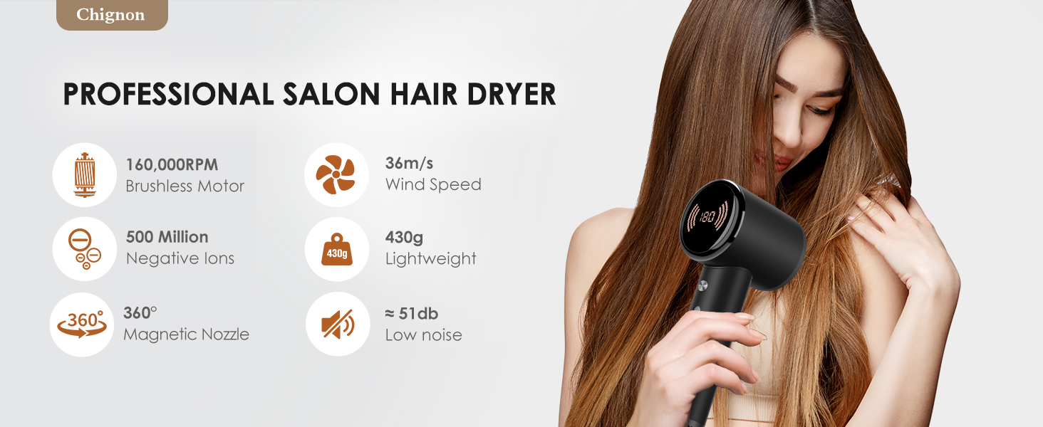 ionic hair dryer with diffuser