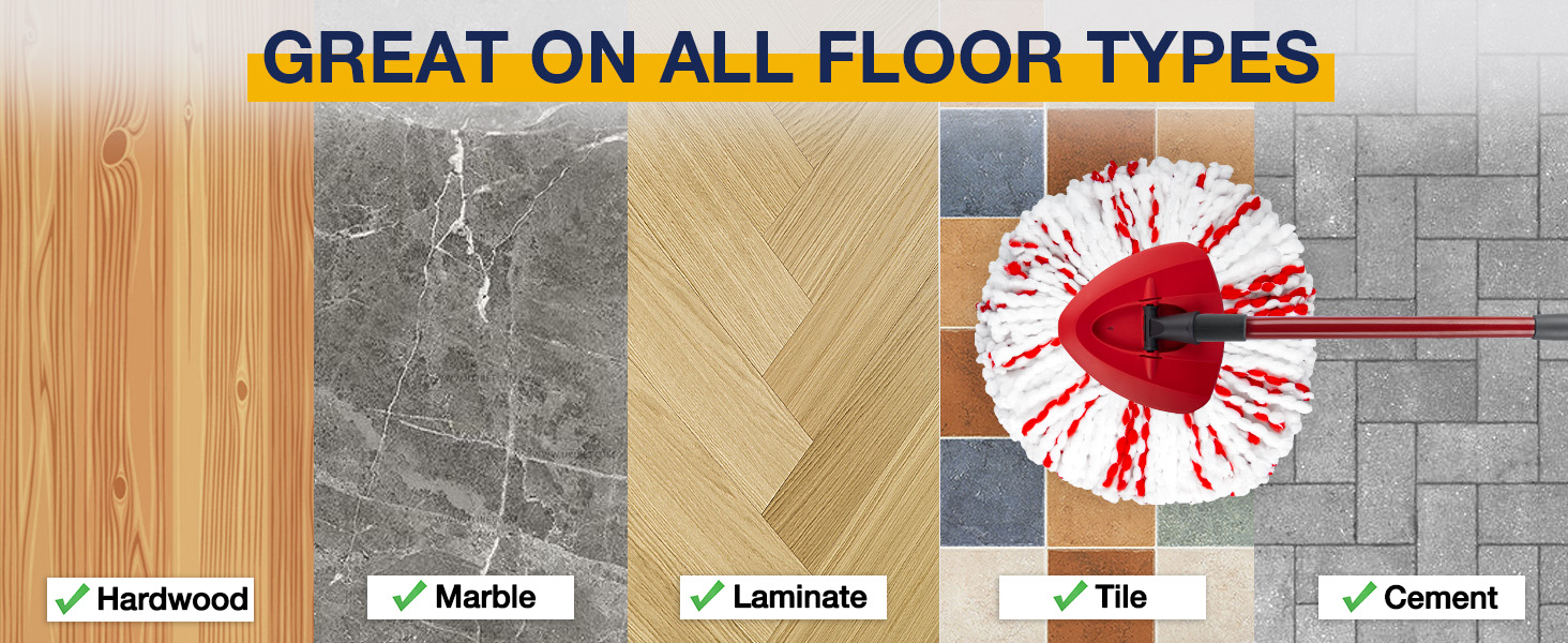 GREAT ON ALL FLOOR TYPES