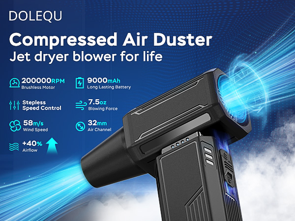 compressed air duster electric blower pc mini 