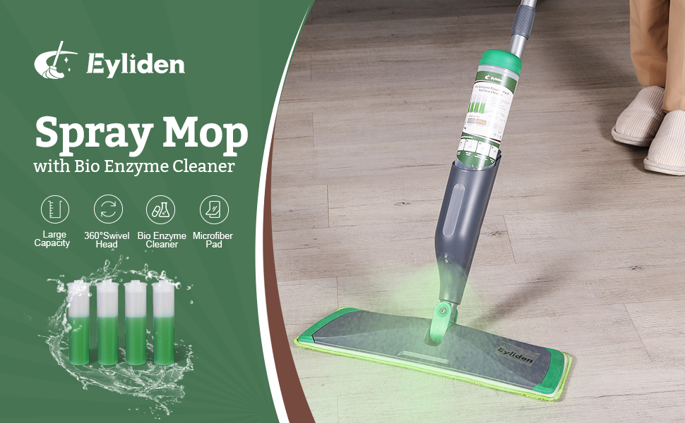 Spray Mop with 40ml Bio-Enzyme Floor Cleaning Solution