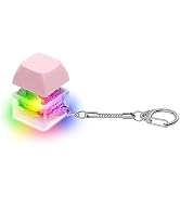 Keyboard Fidget Toys for Adults Keyboard Clicker with LED Light Keychain Fidget Sensory Fun Toys ...