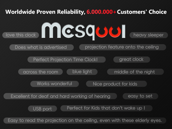mesqool alarm clocks