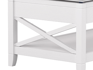 open leg desk cabinet coffee table living room end side small accent modern farmhouse cottage office