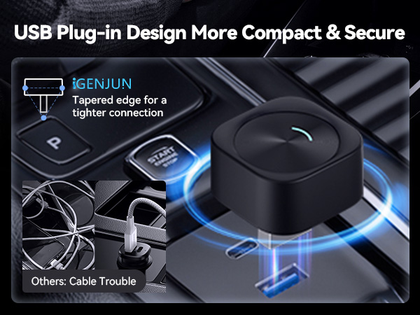 USB Plug-in Design More Compact &amp;amp; Secure