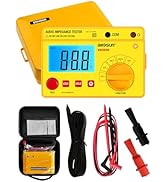 ALLOSUN - EM480B Audio Impedance Tester Digital LCD Insulation Resistance Megohmmeter Meter Teste...