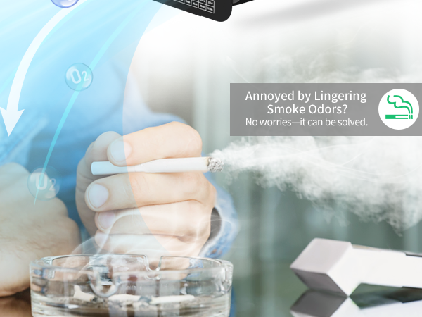ozone odor eliminator for smoke