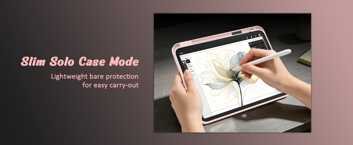 ipad a16 protection case with pencil holder