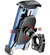 KEWIG Motorcycle Phone Mount, Quick Install Bike Phone Holder, One-Push Automatically Lock &amp; Quic...