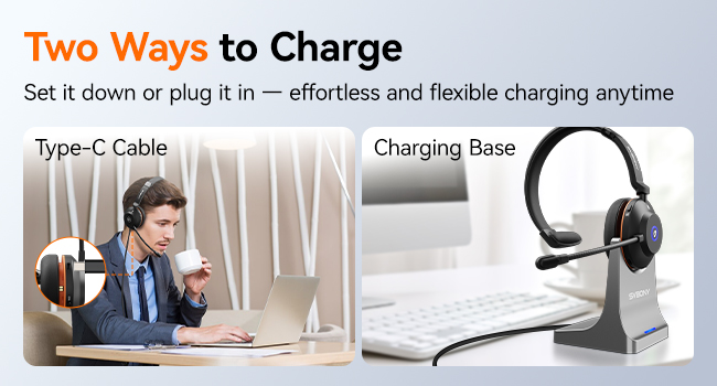 wireless headphones with mic