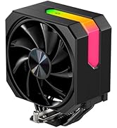 CPU Air Cooler with 4X6mm Heat Pipes,120mm Fan ARGB CPU Cooler 1650rmp,CPU Air Cooler AMD AM5/AM4...