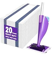 Vowanop Disposable Mop Pad Refill for Swiffer Wet Jet Spray Mop, Wet Jet Pads for Multi-Surface F...