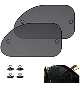 Downhill 2 PCS Car Side Window Sun Shade, Sun Protection Breathable Mesh Material Vehicle Window ...