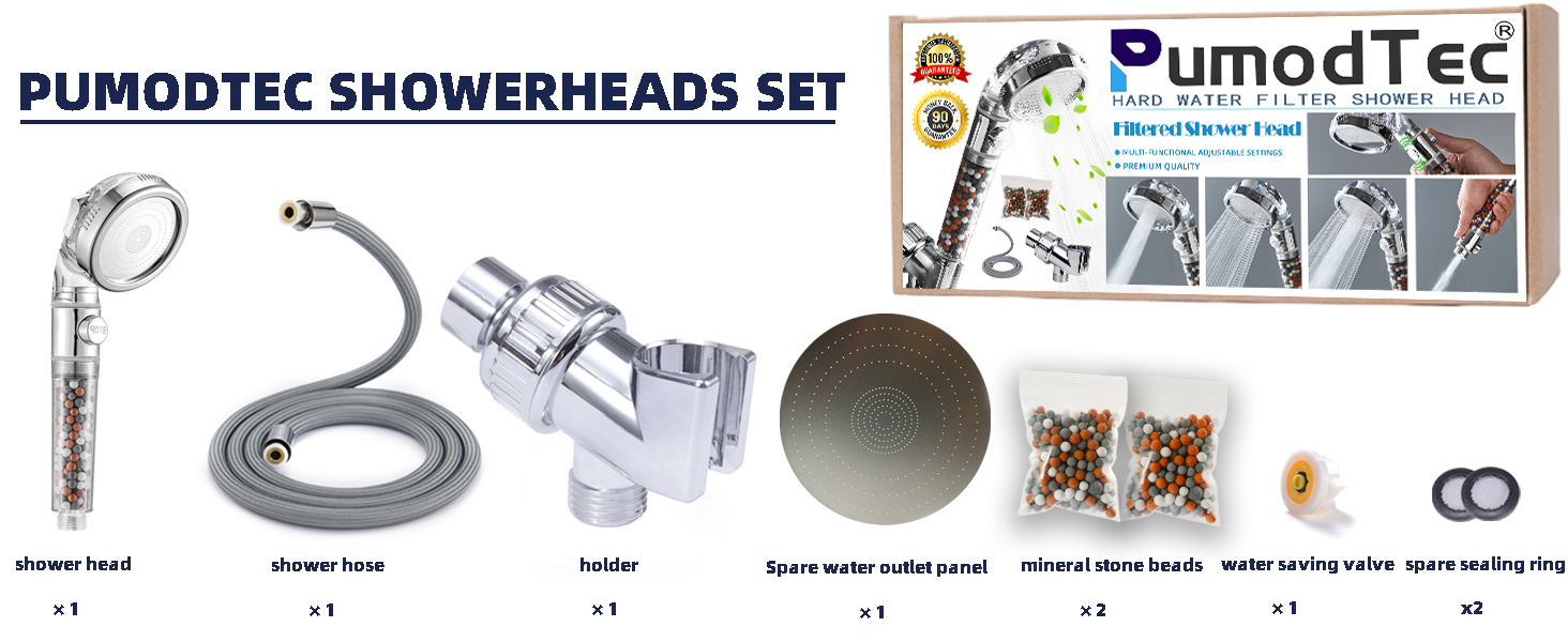 Filtered Shower Head Set