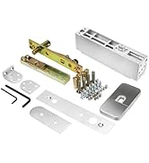 GEKRONE Self Closing Concealed Door Pivot Hinges Heavy-Duty Spring Hydraulic 360 Degree Rotation ...