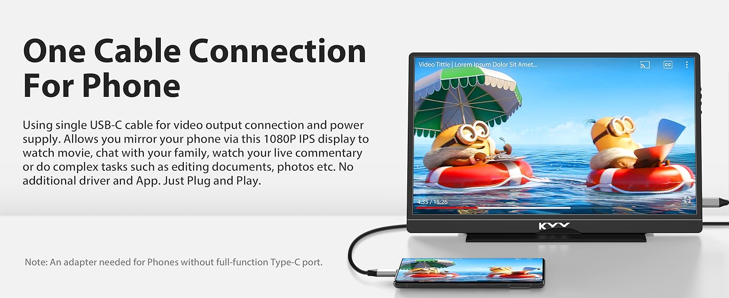 KYY K3-2 portable hdmi monitor