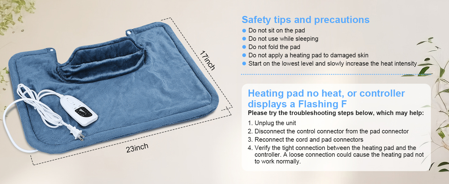 heating pad for back pain relief heating pad for neck menstrual heating pad