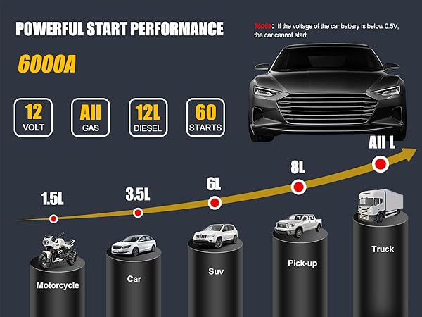 cargador de bateria de carro portatil