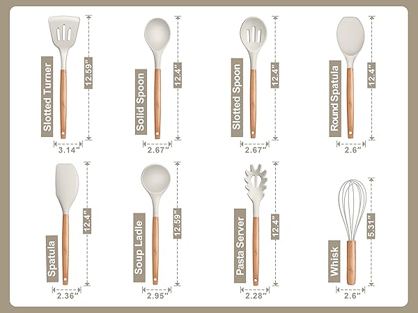 Kitchen utensils set
