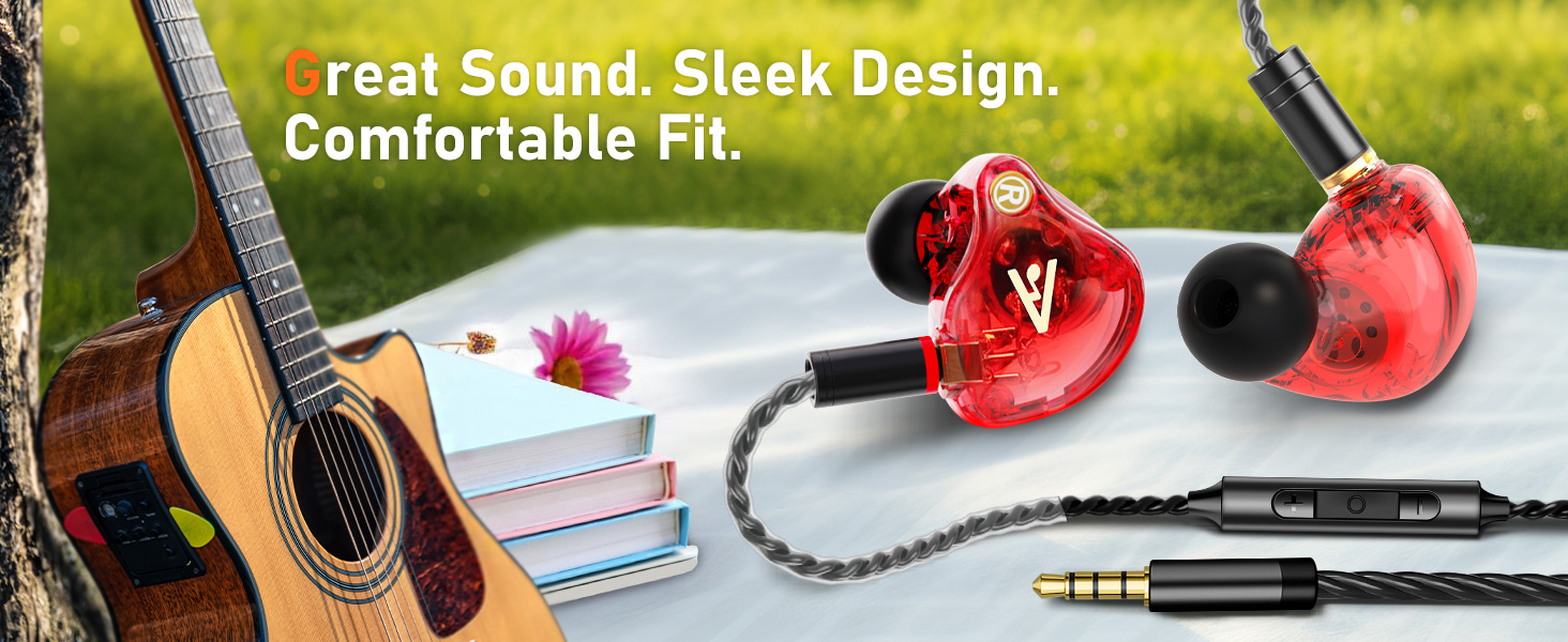 Audiovance Vibes 202 Black_HiFi Wired Earbuds