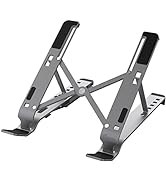 j5create Foldable Aluminum Laptop Stand with USB 4-Port Hub, Portable Notebook Riser with 4 USB3....
