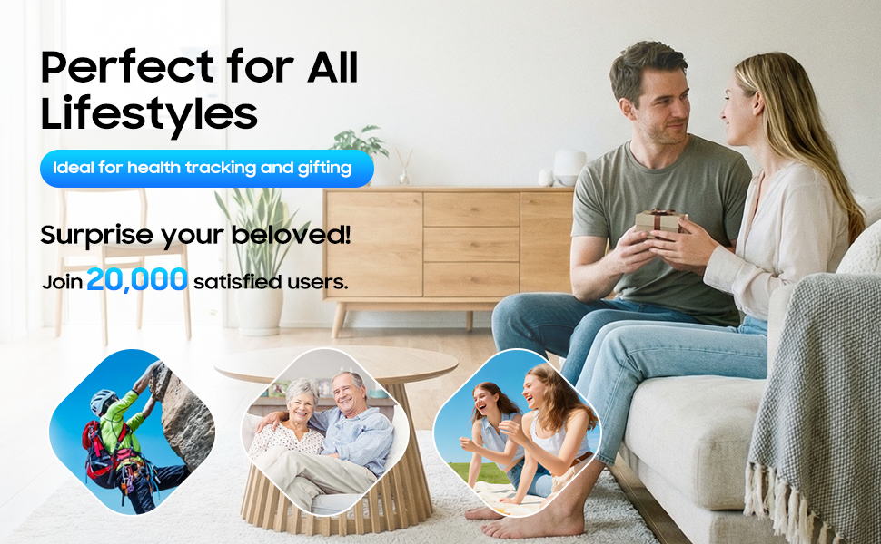 The smart ring is the perfect long-lasting tech gift for parents, partners, or fitness enthusiasts.