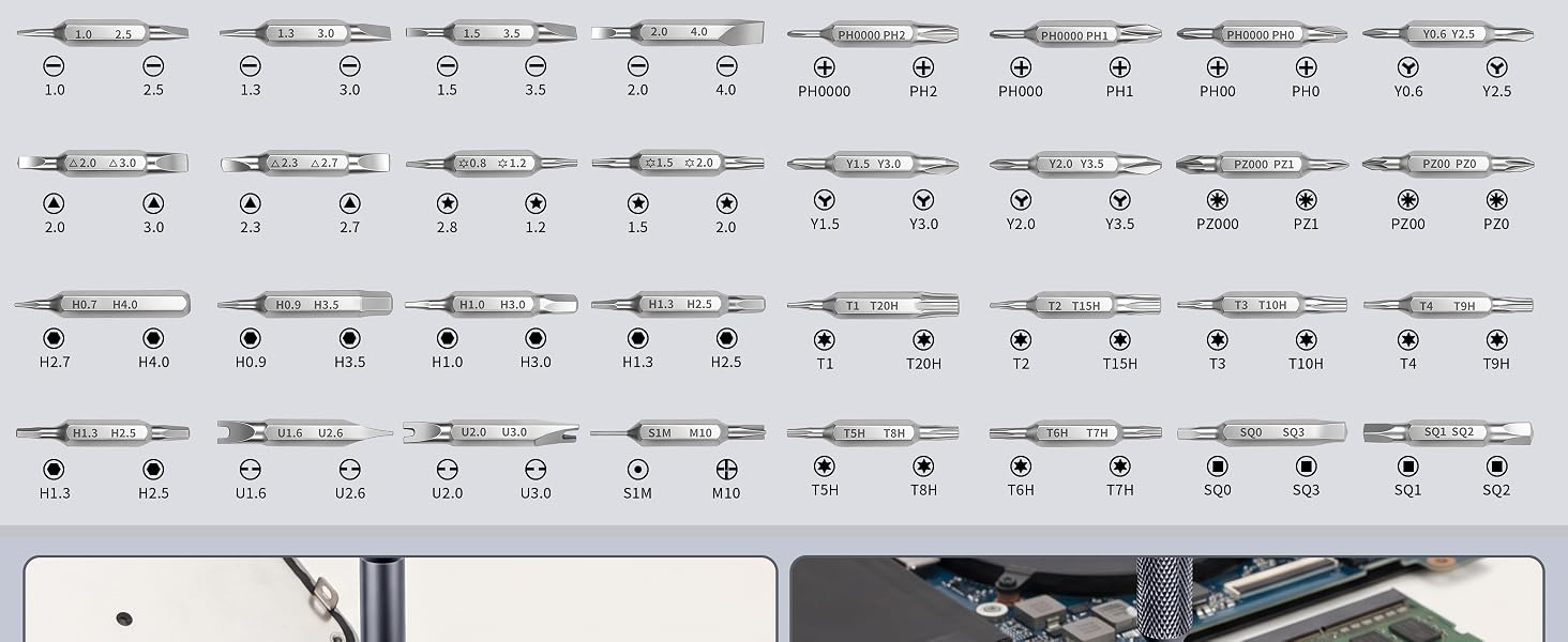 small screwdriver set