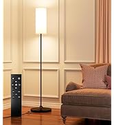 luckystyle LED Floor Lamp for Living Room, Dimmable Standing Lamps with Foot Switch,Remote Custom...