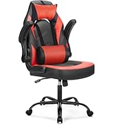 DUMOS Computer Gaming Chair with Flip-up Armrest, Ergonomic Office Desk Chair with Headrest for A...