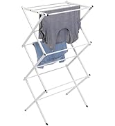 Honey-Can-Do Compact Folding Metal Clothes Drying Rack DRY-09221 White