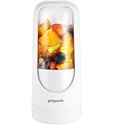 GATGOODS Portable Type-C Rechargeable Blender for Smoothies &amp; Shakes, Leakproof Lid, Cordless Ele...
