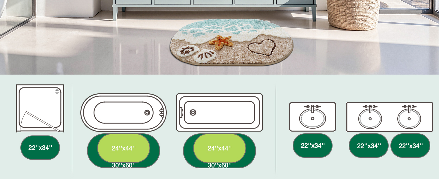 bathroom rug