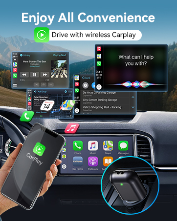 mini wireless carplay adapter
