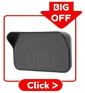 Car HUD Head Up Projector, Universal Car High Definition,Car Universal, Speed, Engine RPM,OBD HUD...