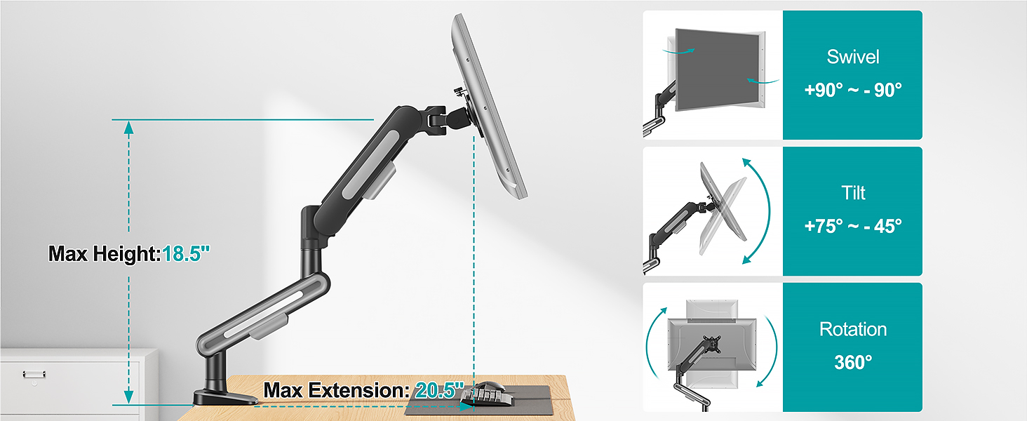 monitor arm desk mount